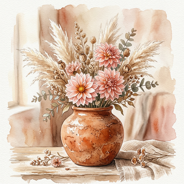 Terracotta Vase